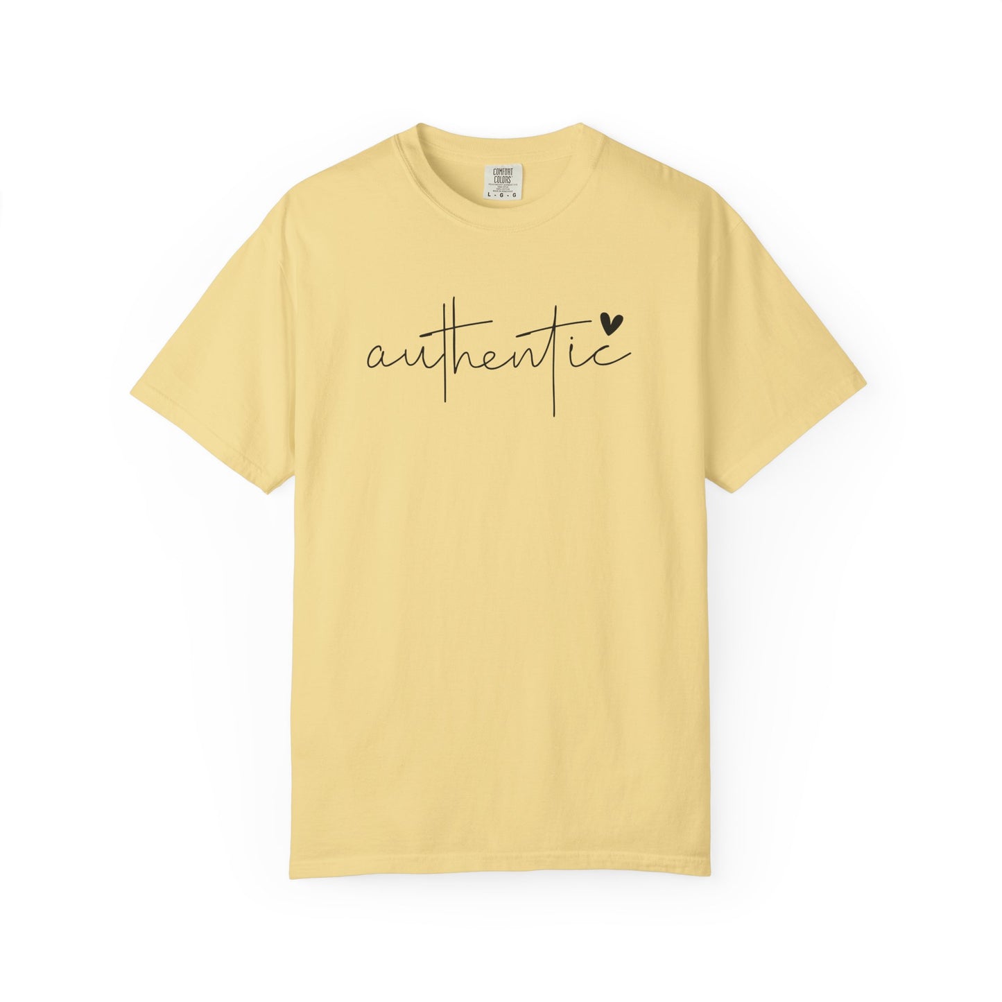 Authentic Love Unisex T-shirt - Soft Garment-Dyed Tee for Everyday Comfort