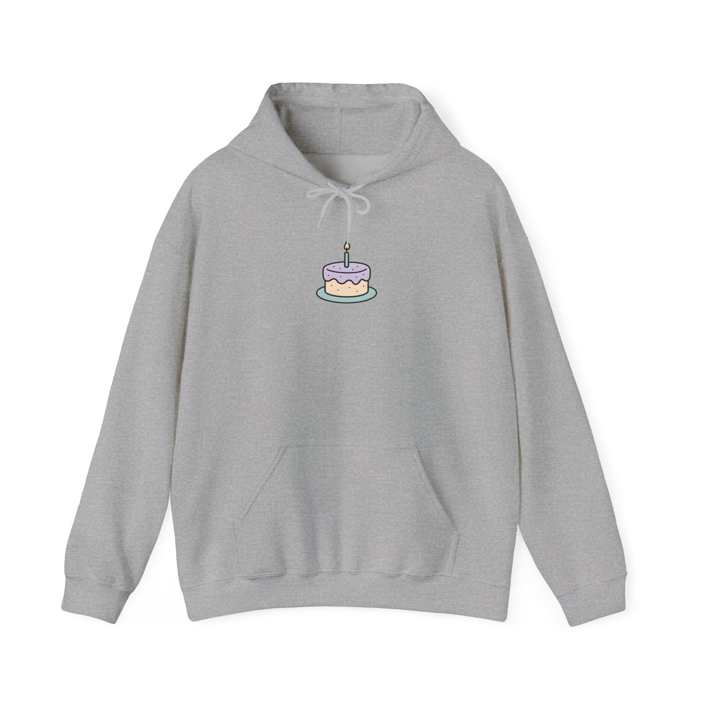 Birthday Cake Hoodie, Cute Gift for Cake Lovers