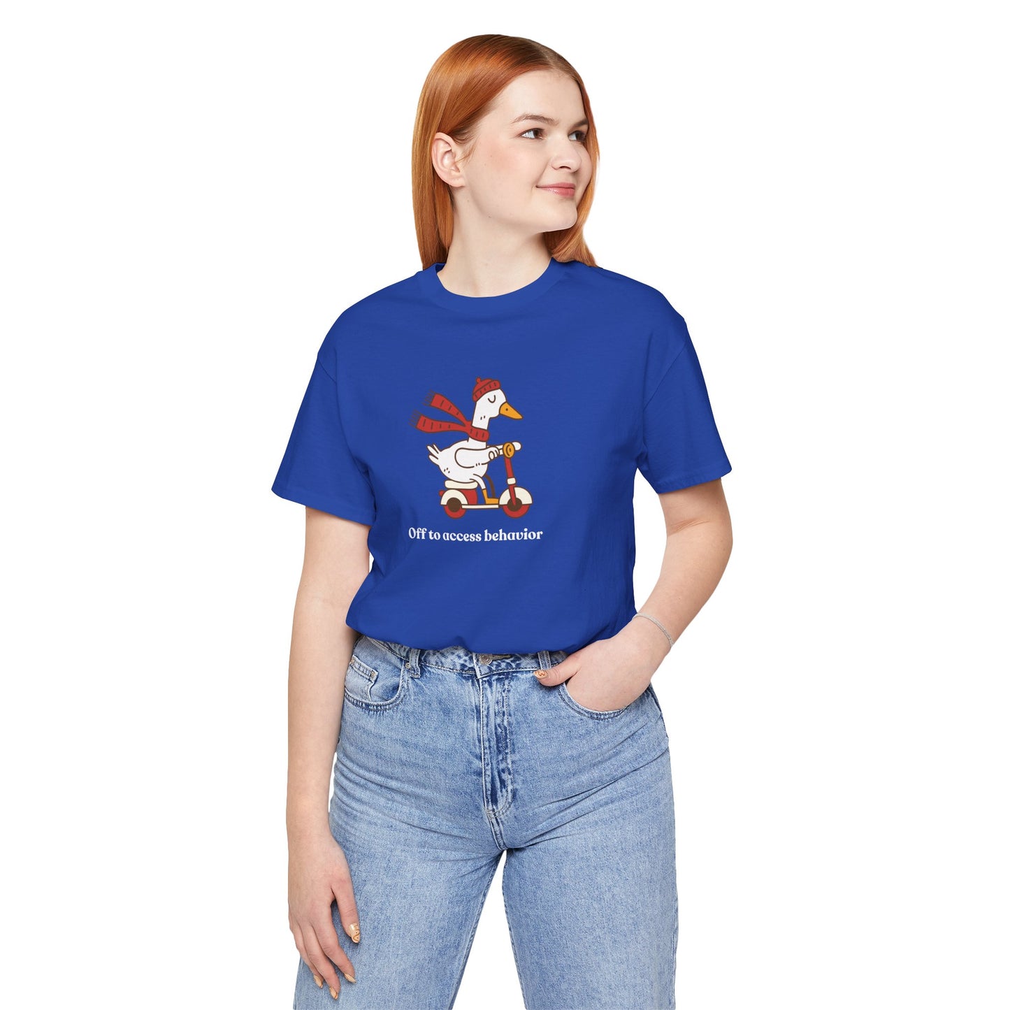 Funny Duck T-Shirt, 'Off to Awesome Behavior' Tee