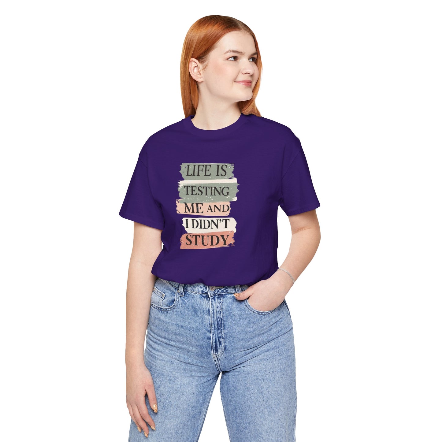 Funny Study Motivation Tee | Life is Testing Me |