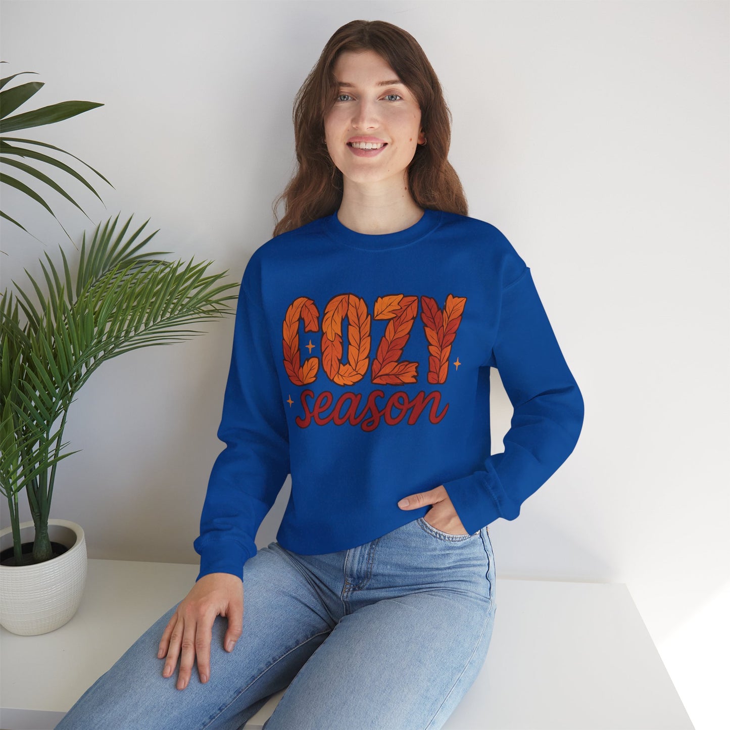Cozy Fall Season Sweatshirt - Autumn Crewneck