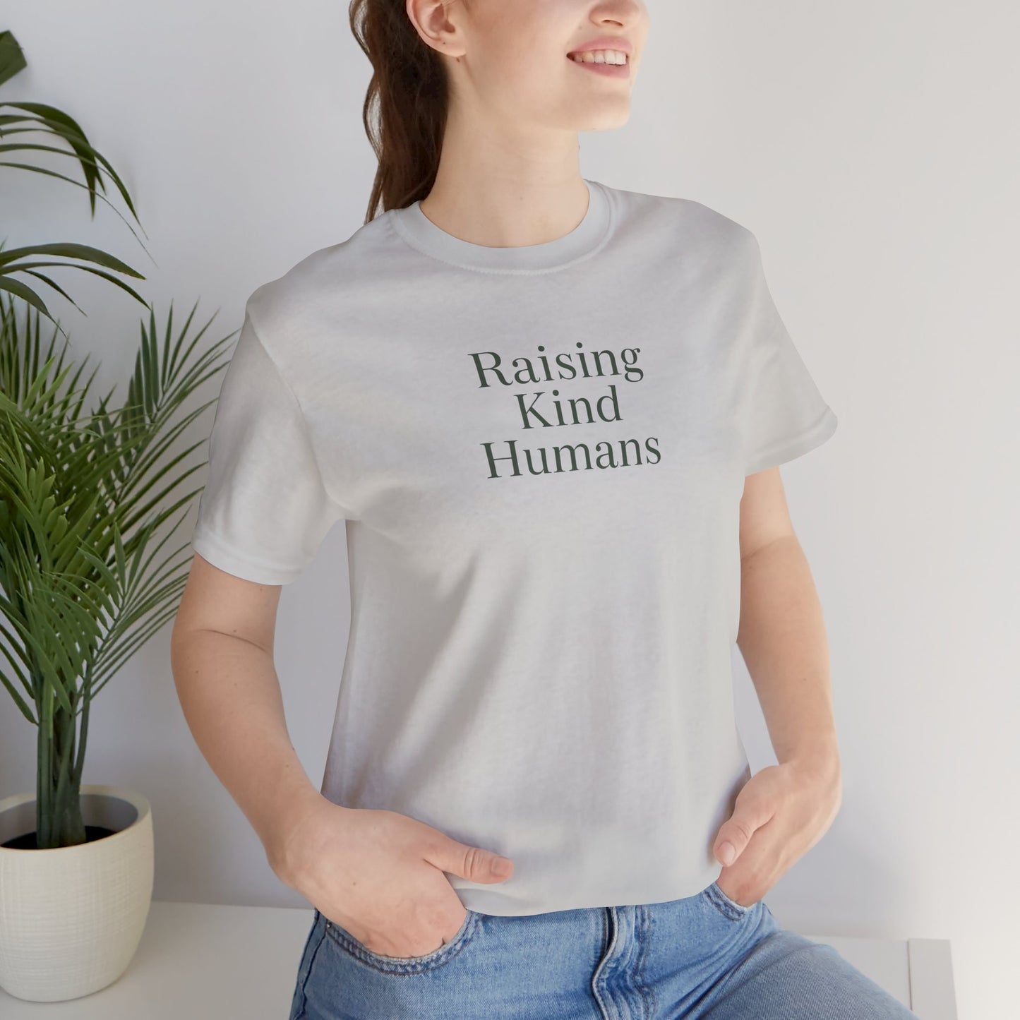 Raising Kind Humans Tee, Gift for Parents, Mom T-shirt