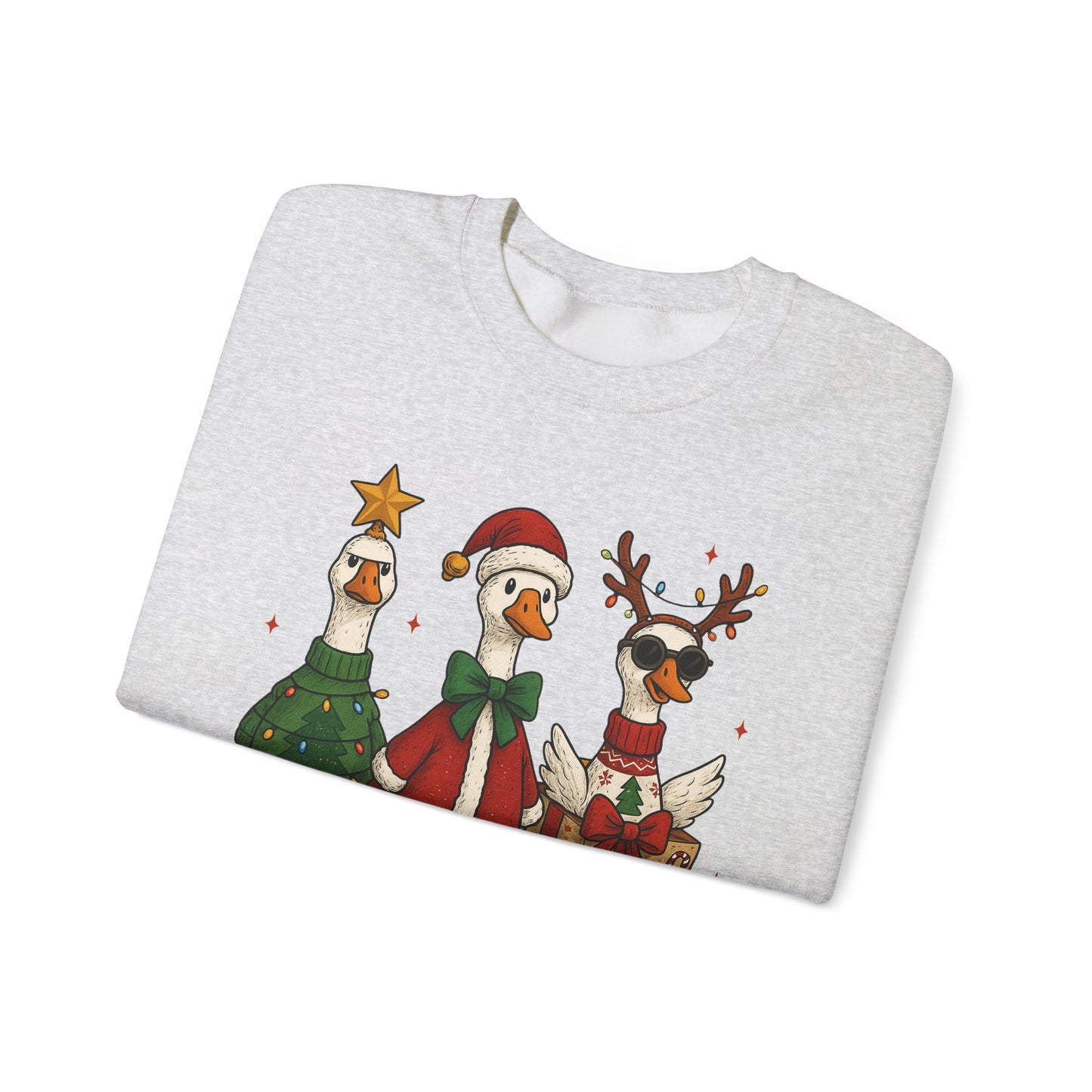 Christmas Goose Sweatshirt, Funny Holiday Sweatshirt