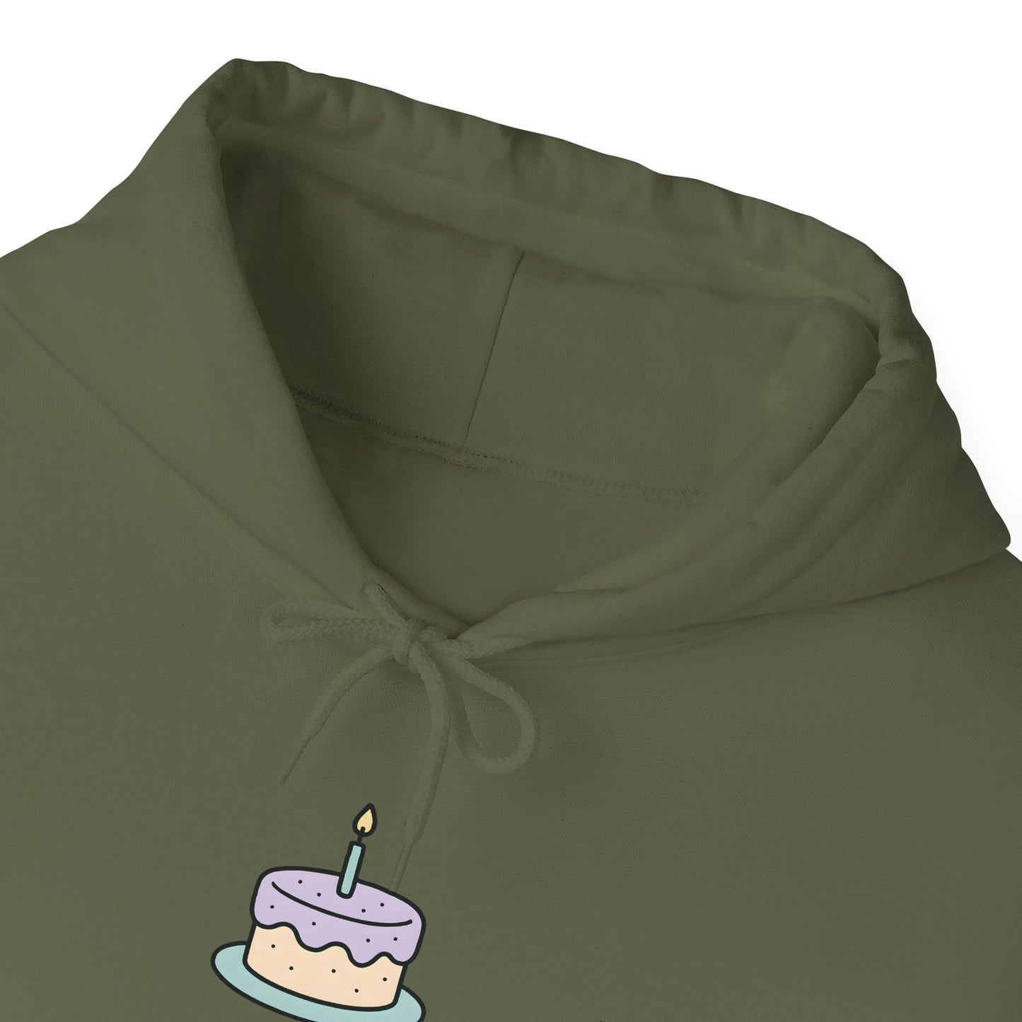 Birthday Cake Hoodie, Cute Gift for Cake Lovers