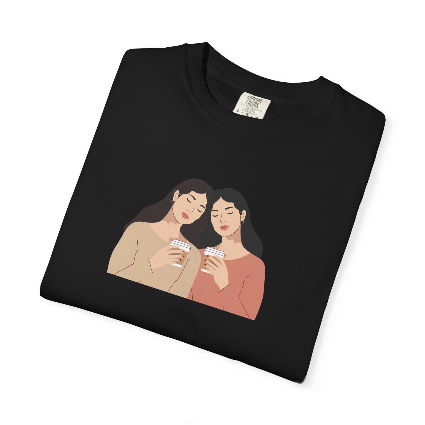 Sisterhood Graphic Tee, Cute Friendship Gift
