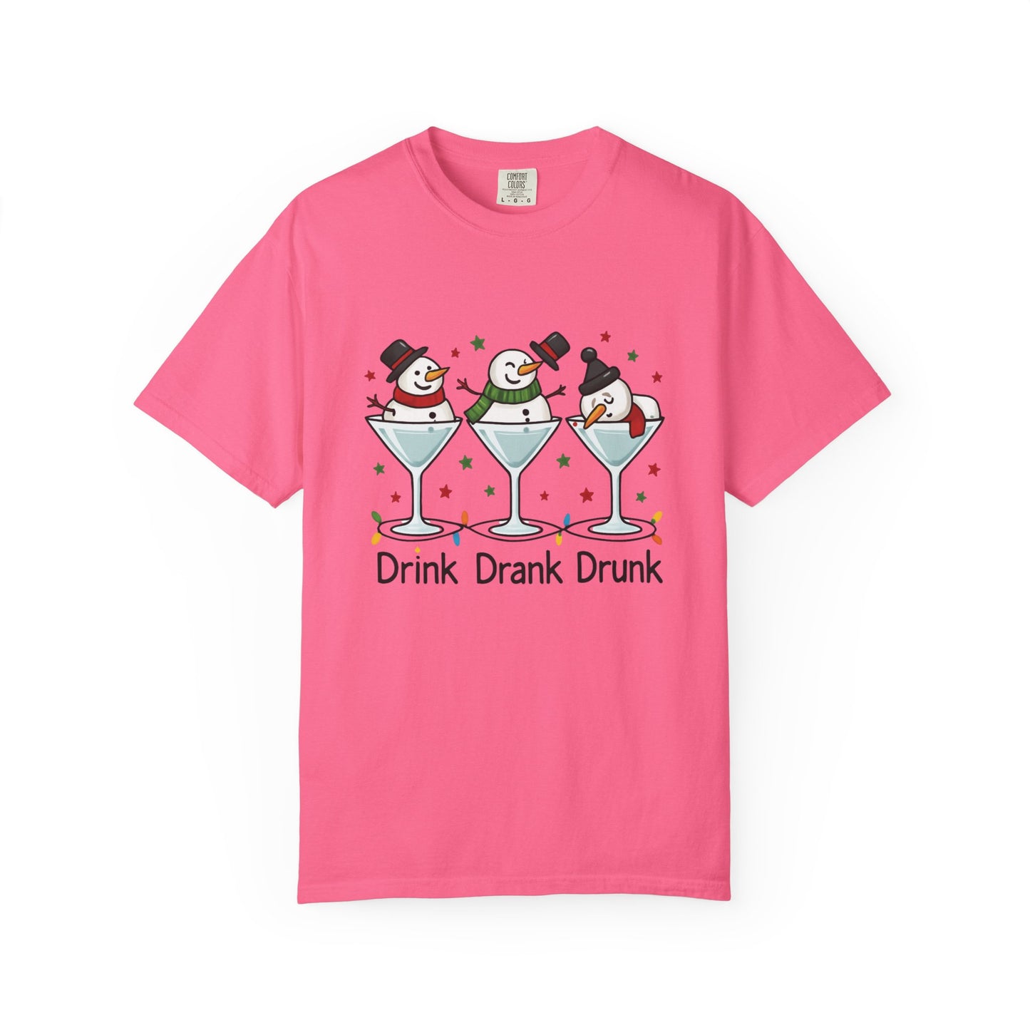 Drink Drank Drunk Holiday T-Shirt