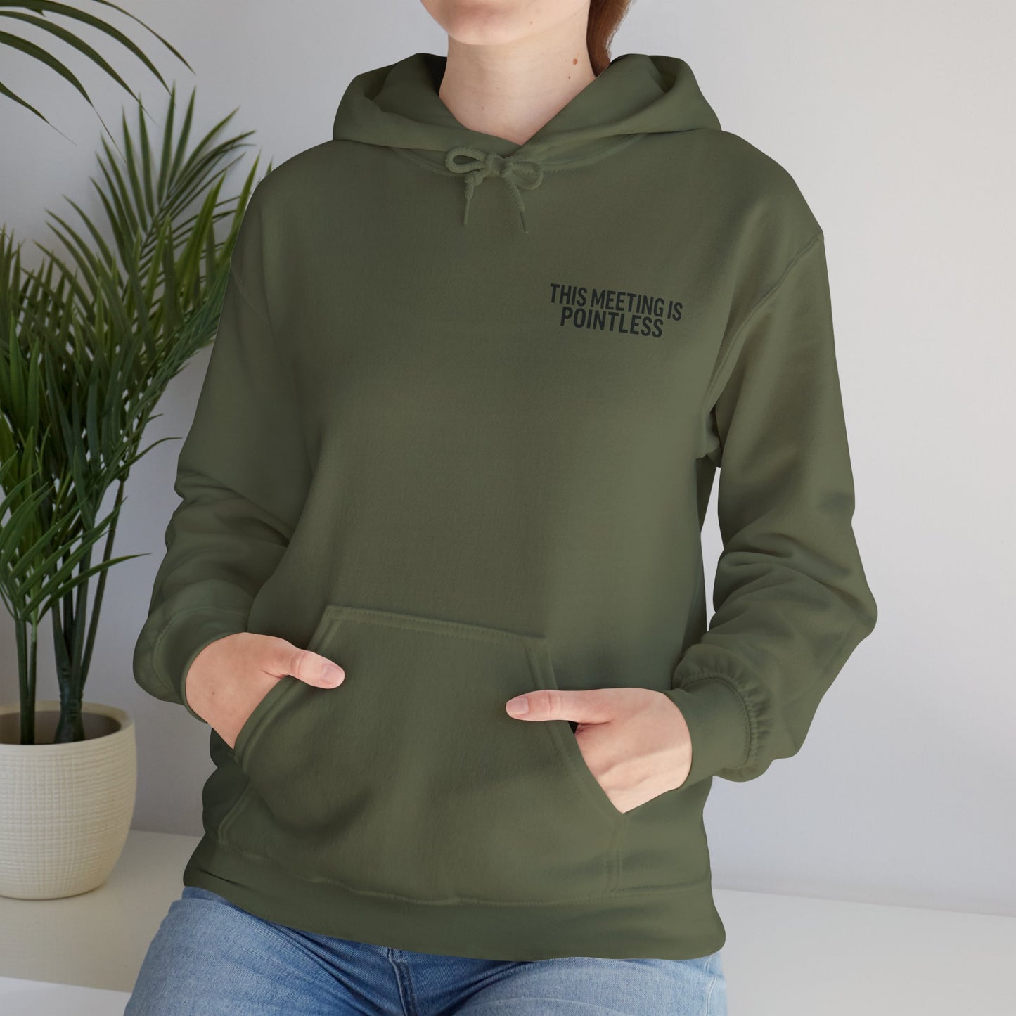 This Meeting is Pointless Hoodie, Office Jokes Hoodie