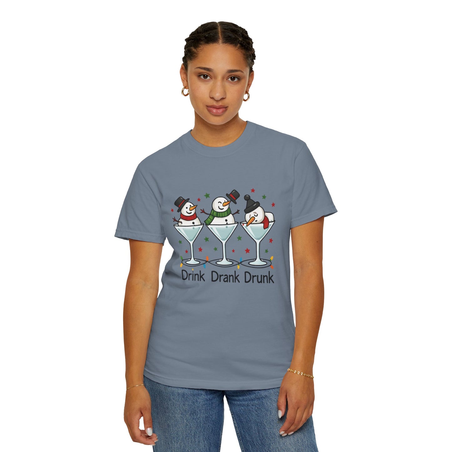 Drink Drank Drunk Holiday T-Shirt