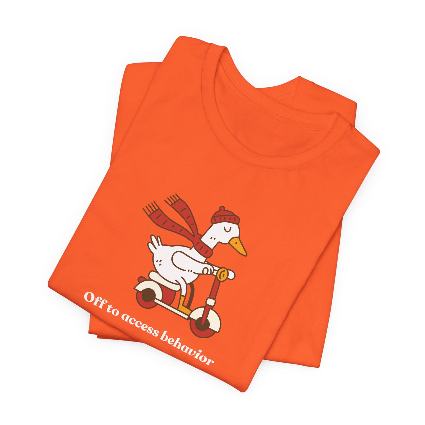 Funny Duck T-Shirt, 'Off to Awesome Behavior' Tee