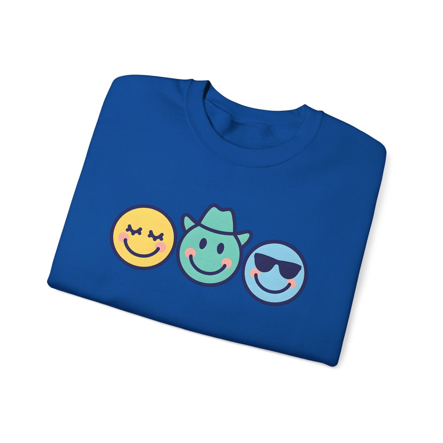 Cheerful Smiley Face Sweatshirt