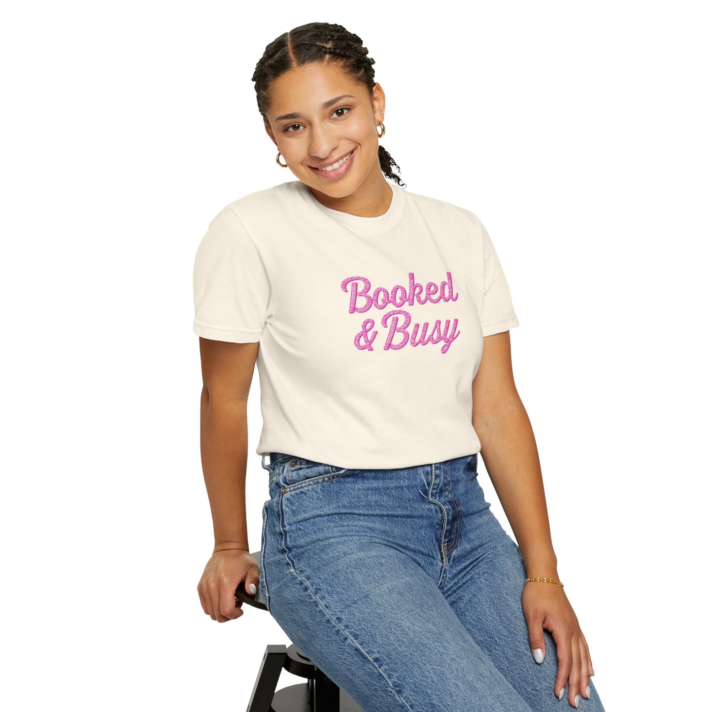 Booked & Busy Garment-Dyed T-Shirt, Entrepreneur Tee