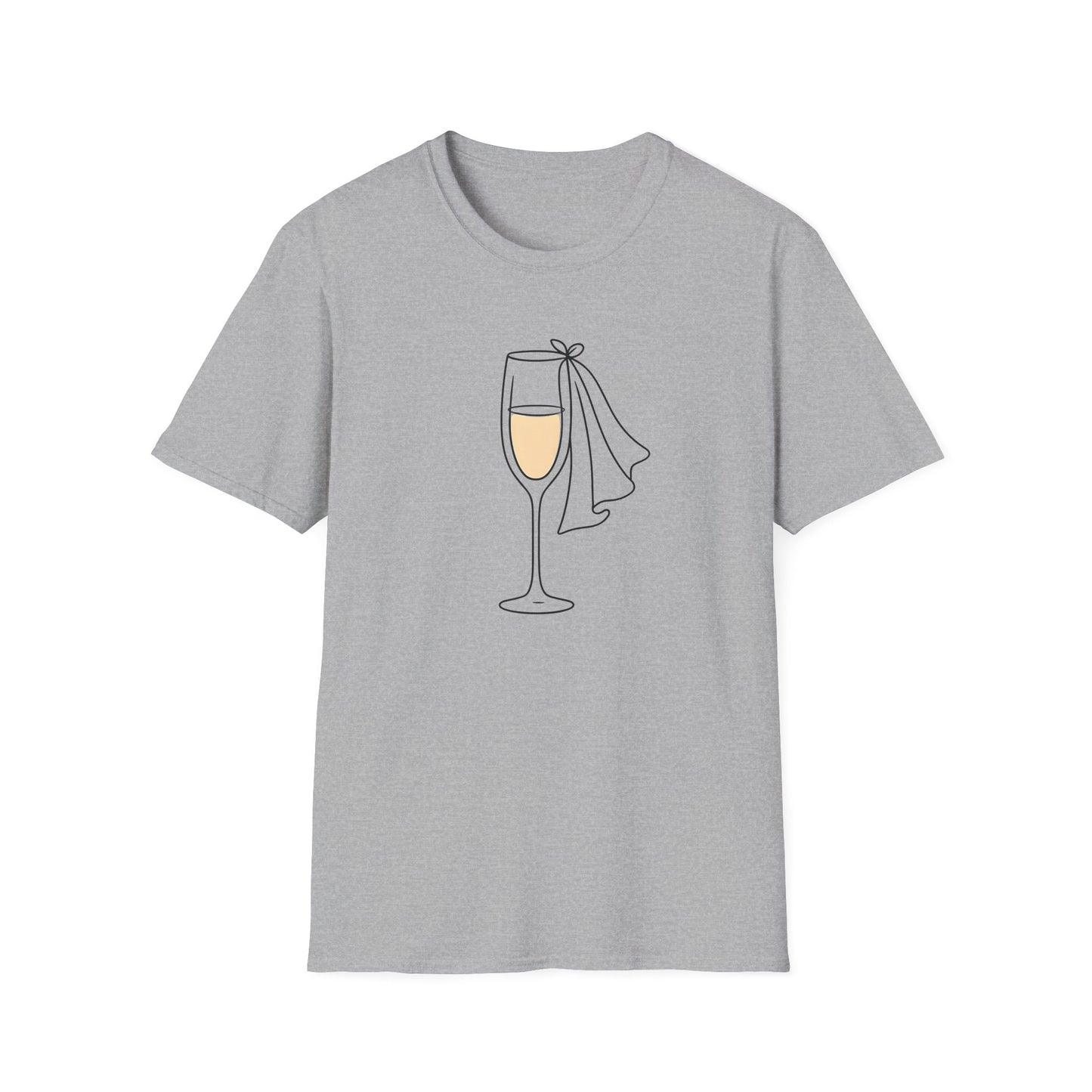 Bachelorette, Champagne Celebrate T-Shirt | Unisex Party Tee