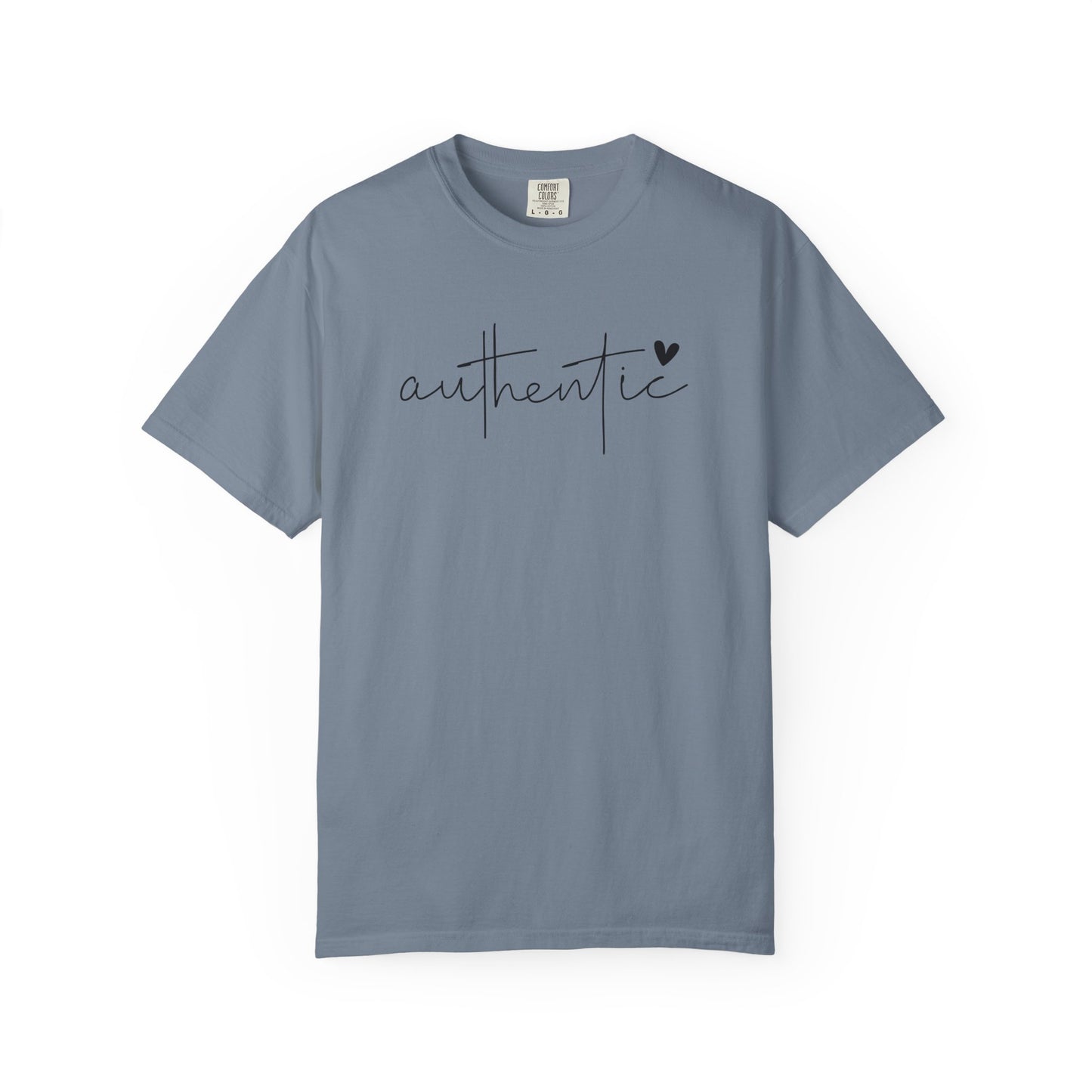 Authentic Love Unisex T-shirt - Soft Garment-Dyed Tee for Everyday Comfort