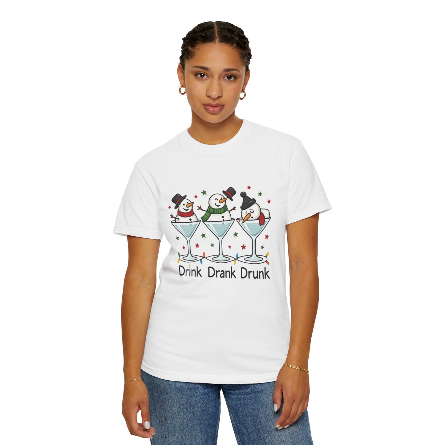 Drink Drank Drunk Holiday T-Shirt