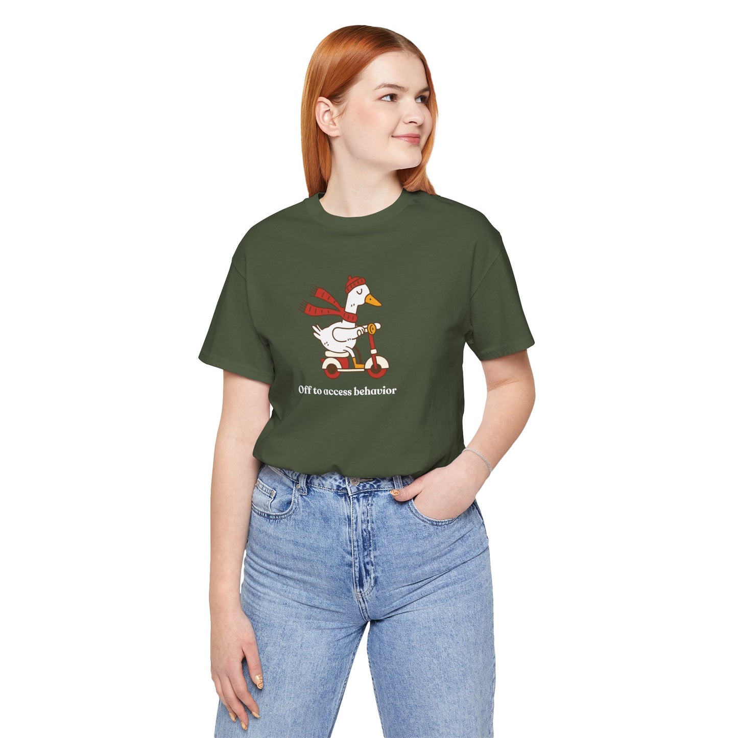 Funny Duck T-Shirt, 'Off to Awesome Behavior' Tee