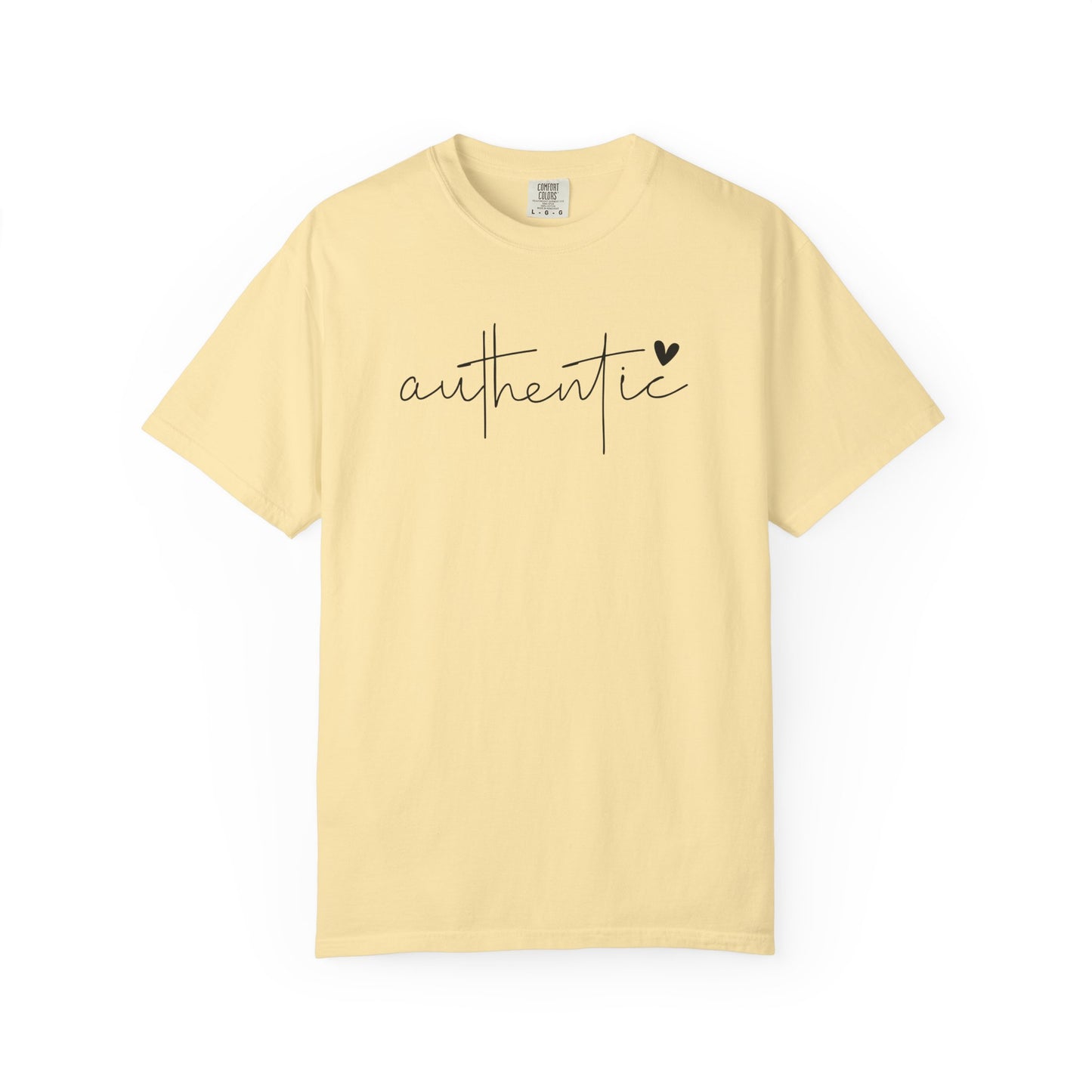 Authentic Love Unisex T-shirt - Soft Garment-Dyed Tee for Everyday Comfort