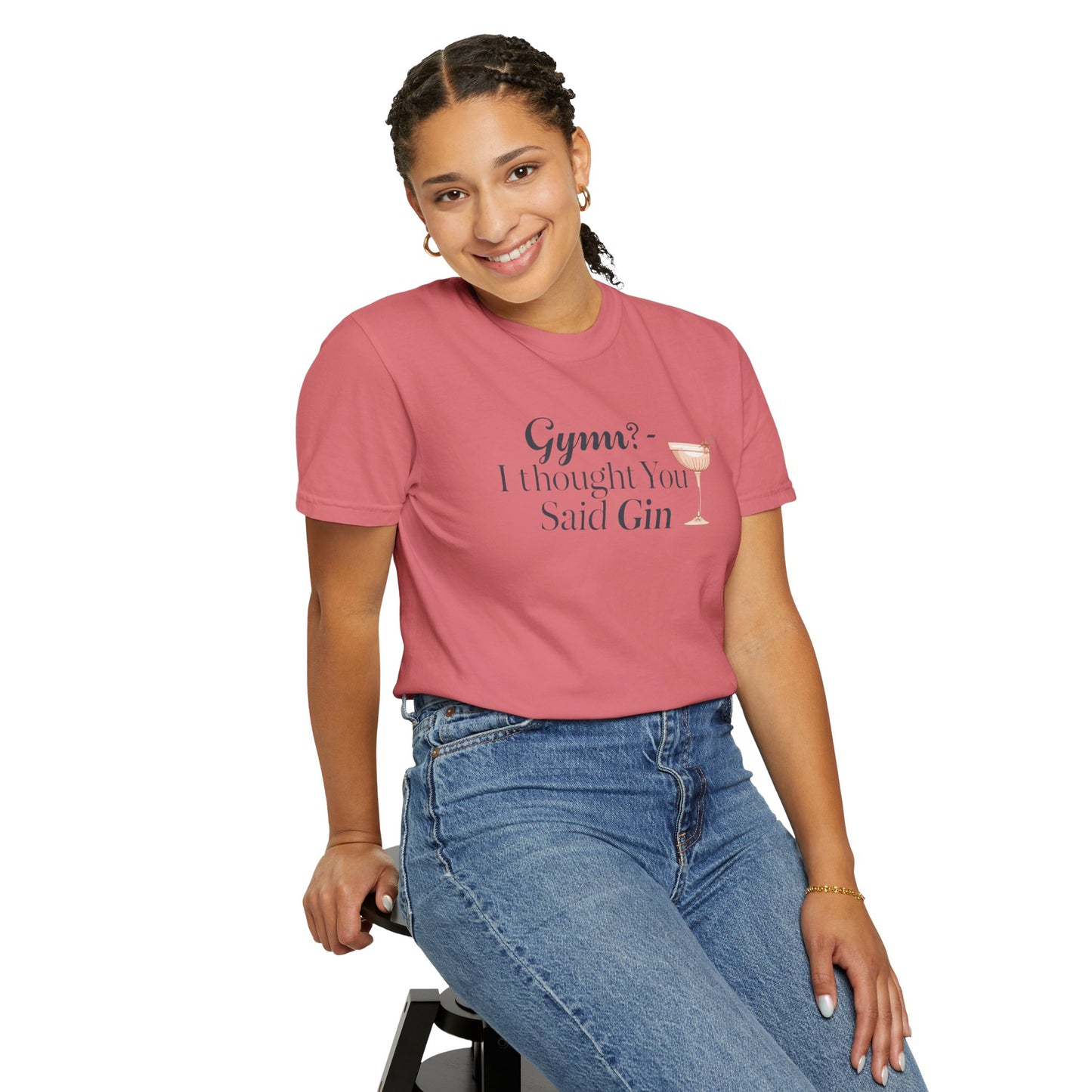 Funny Unisex T-shirt - Gym? I Thought You Said Gin