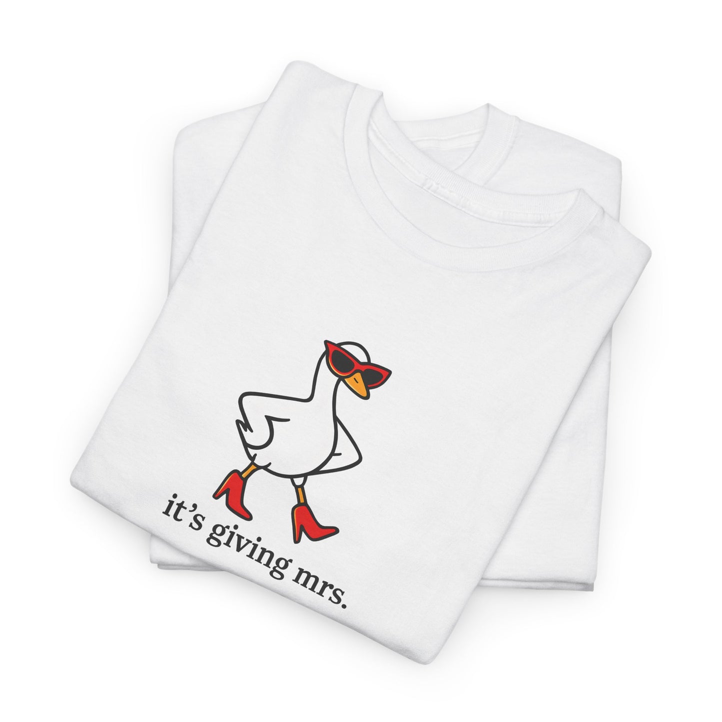 "It's Giving Mrs." Cotton T-Shirt