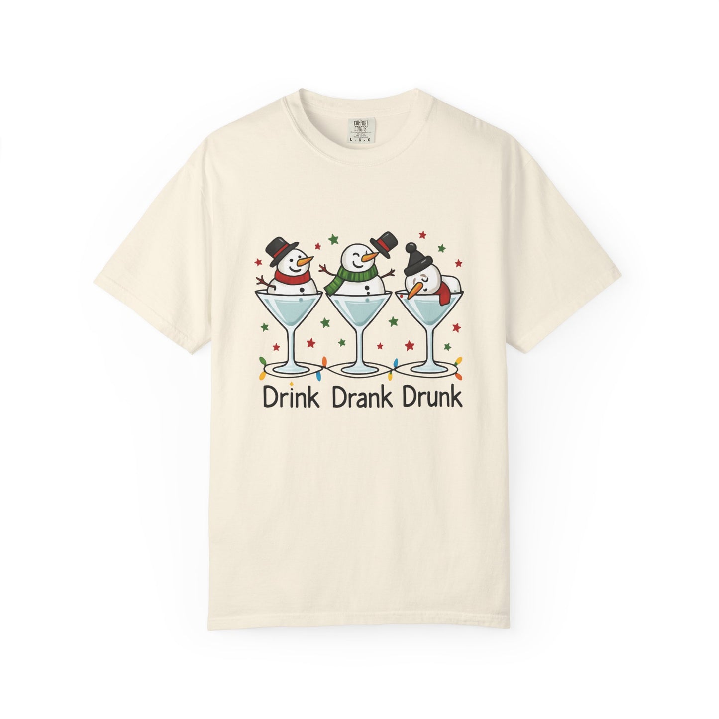 Drink Drank Drunk Holiday T-Shirt