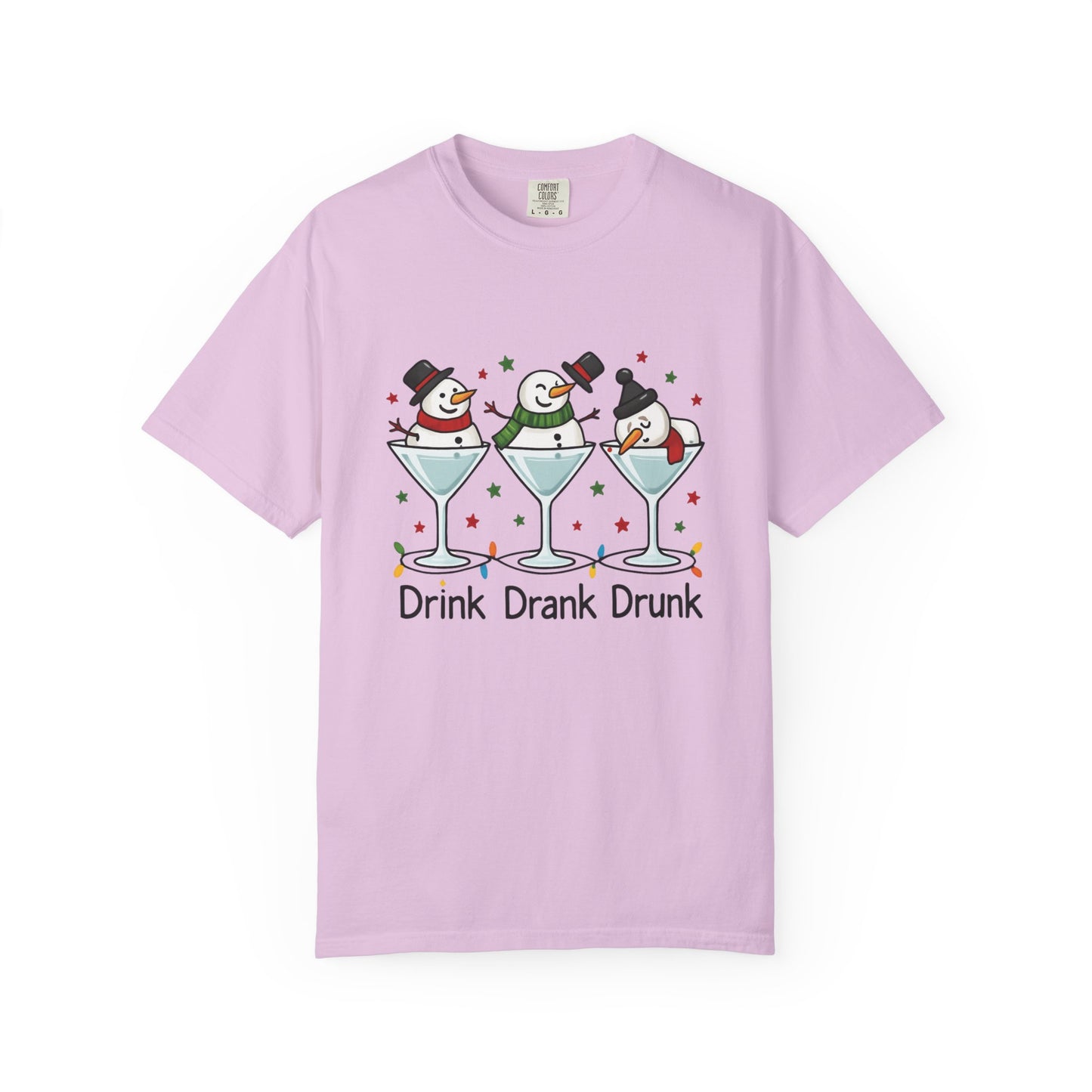 Drink Drank Drunk Holiday T-Shirt