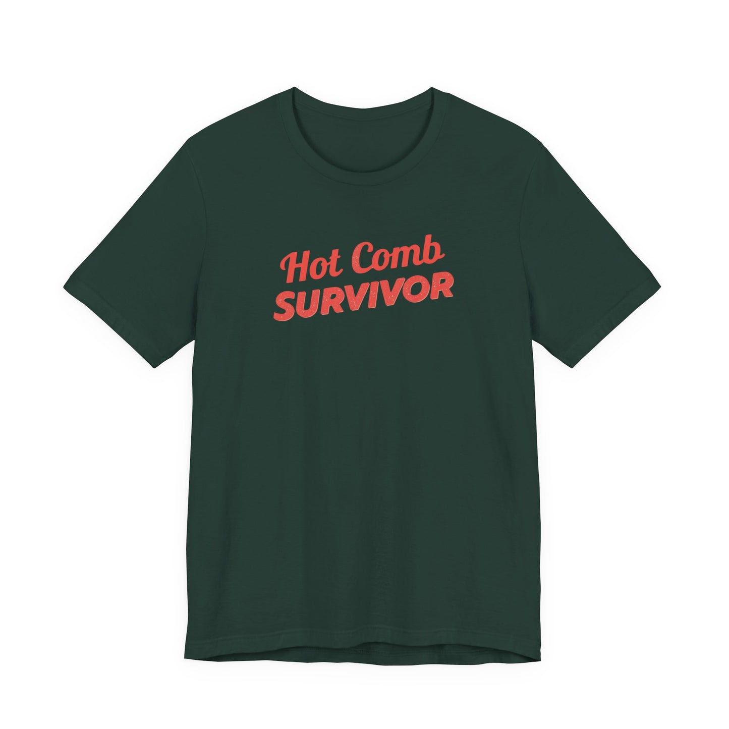 Hot Comb Survivor Tee, Hair Care Humor Gift