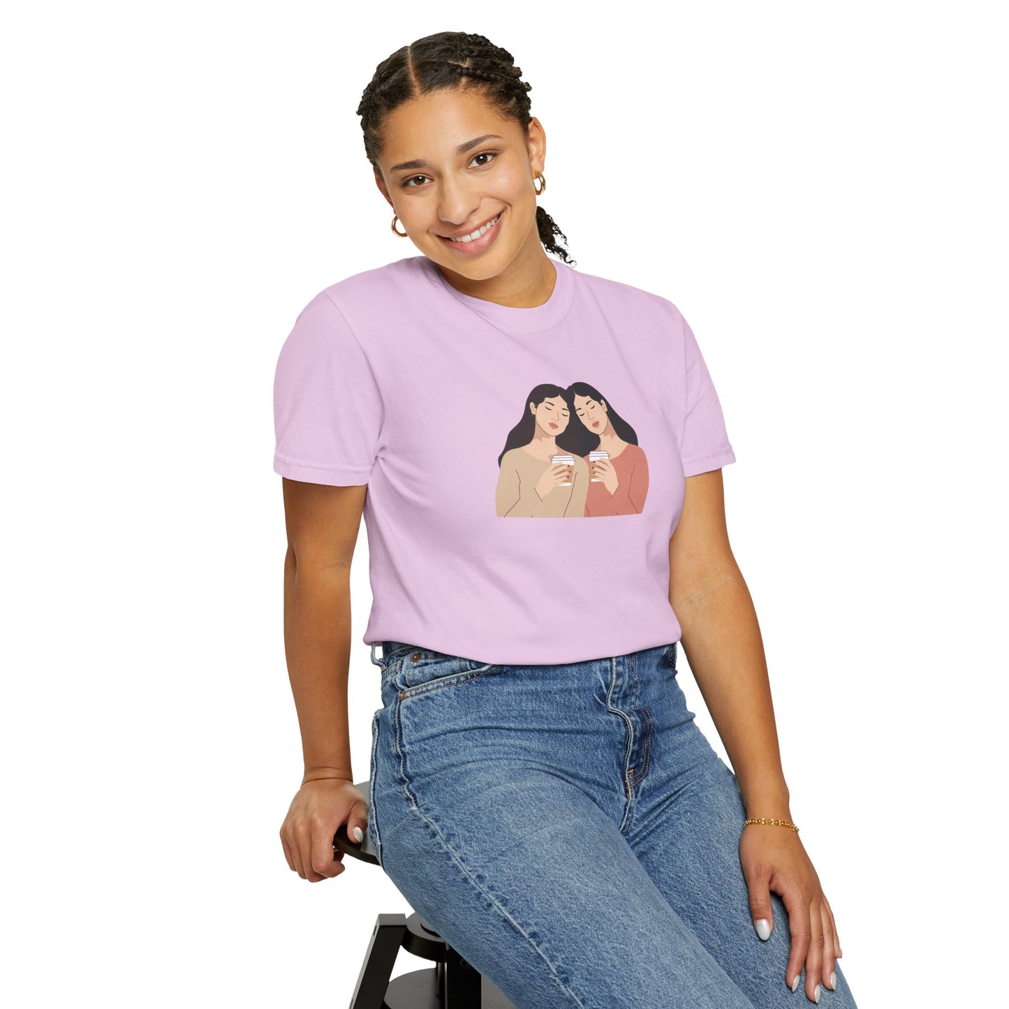 Sisterhood Graphic Tee, Cute Friendship Gift