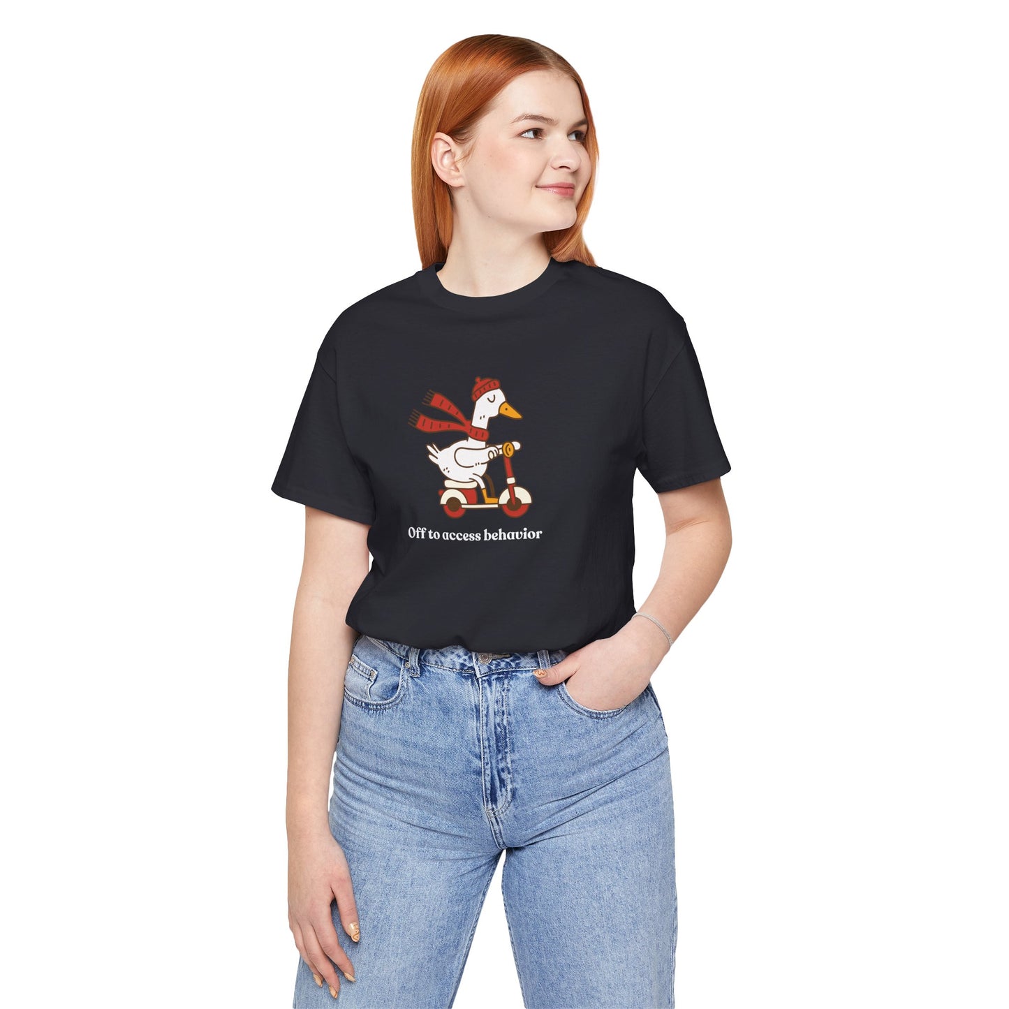 Funny Duck T-Shirt, 'Off to Awesome Behavior' Tee