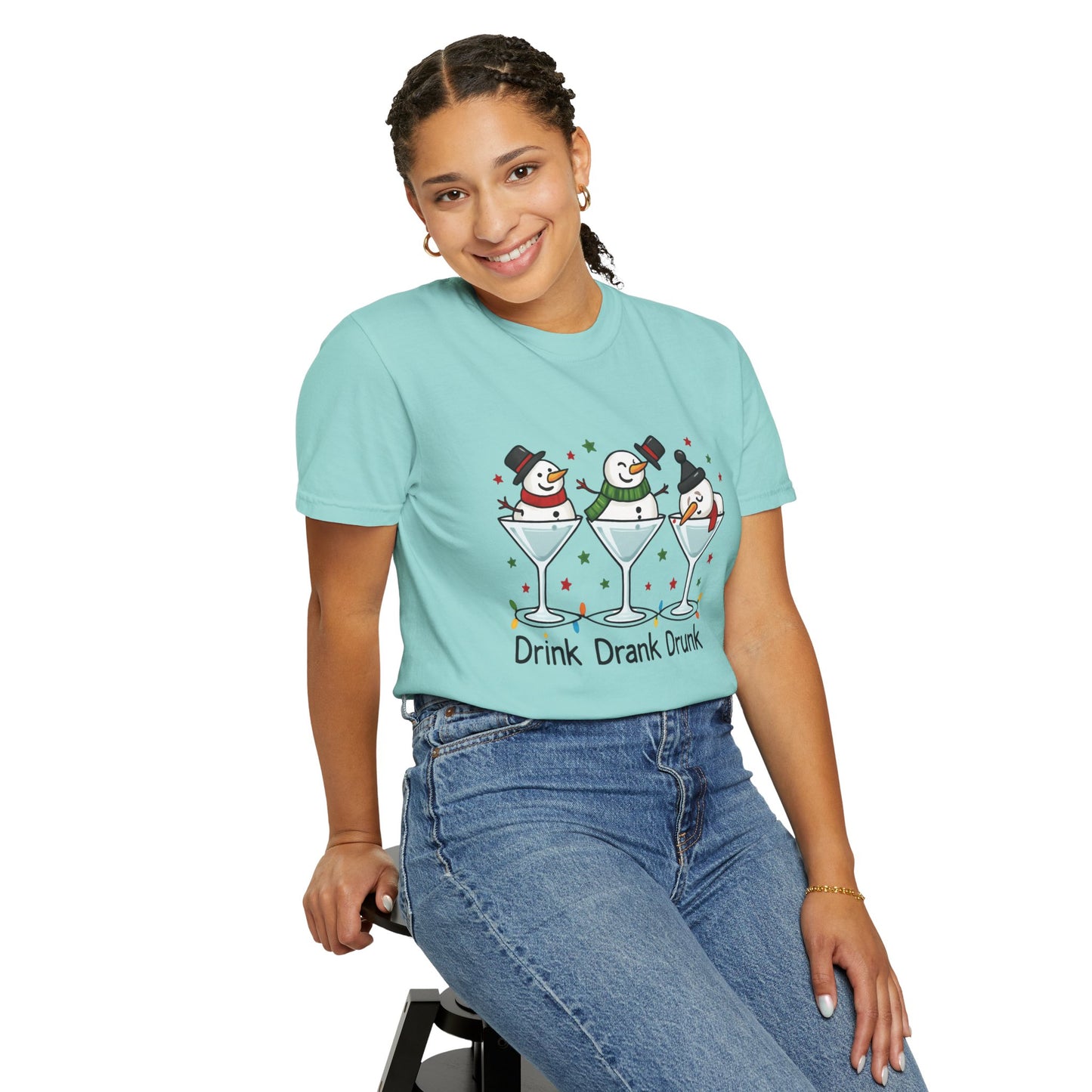Drink Drank Drunk Holiday T-Shirt