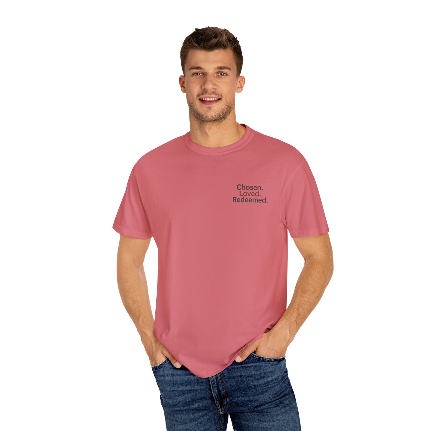 Faith-Inspired Unisex T-Shirt, Chosen Loved Redeemed Shirt