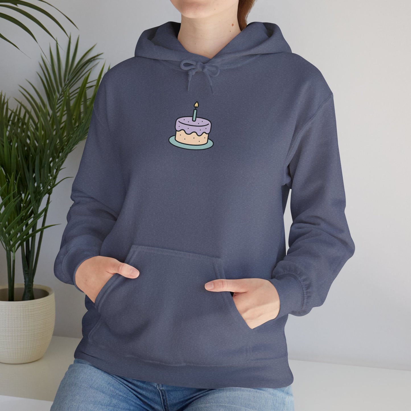 Birthday Cake Hoodie, Cute Gift for Cake Lovers