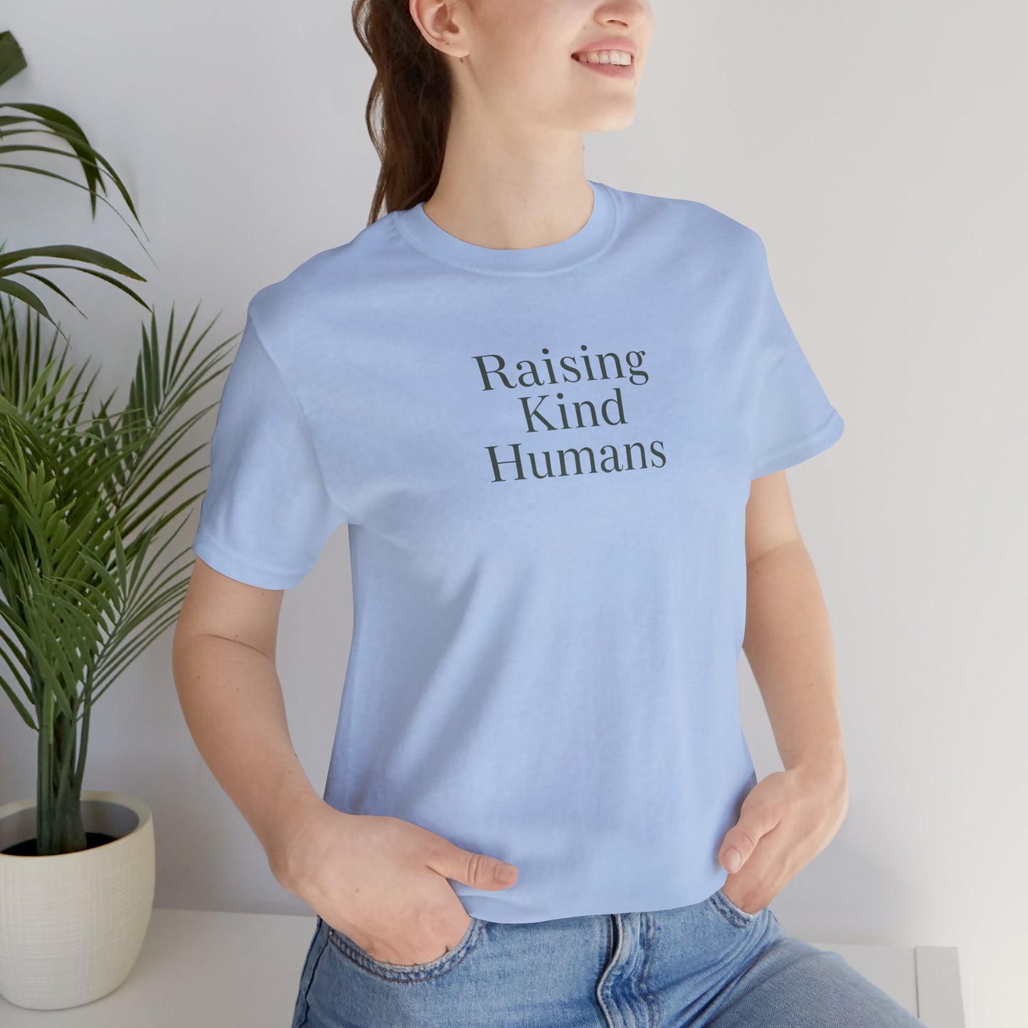 Raising Kind Humans Tee, Gift for Parents, Mom T-shirt
