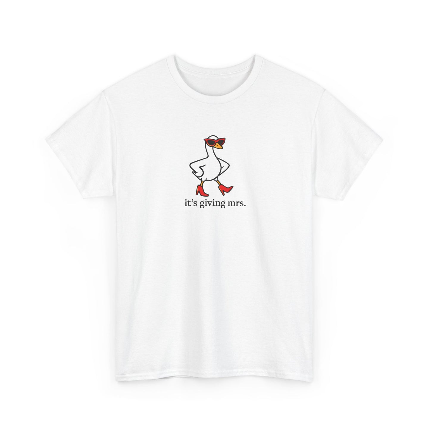 "It's Giving Mrs." Cotton T-Shirt