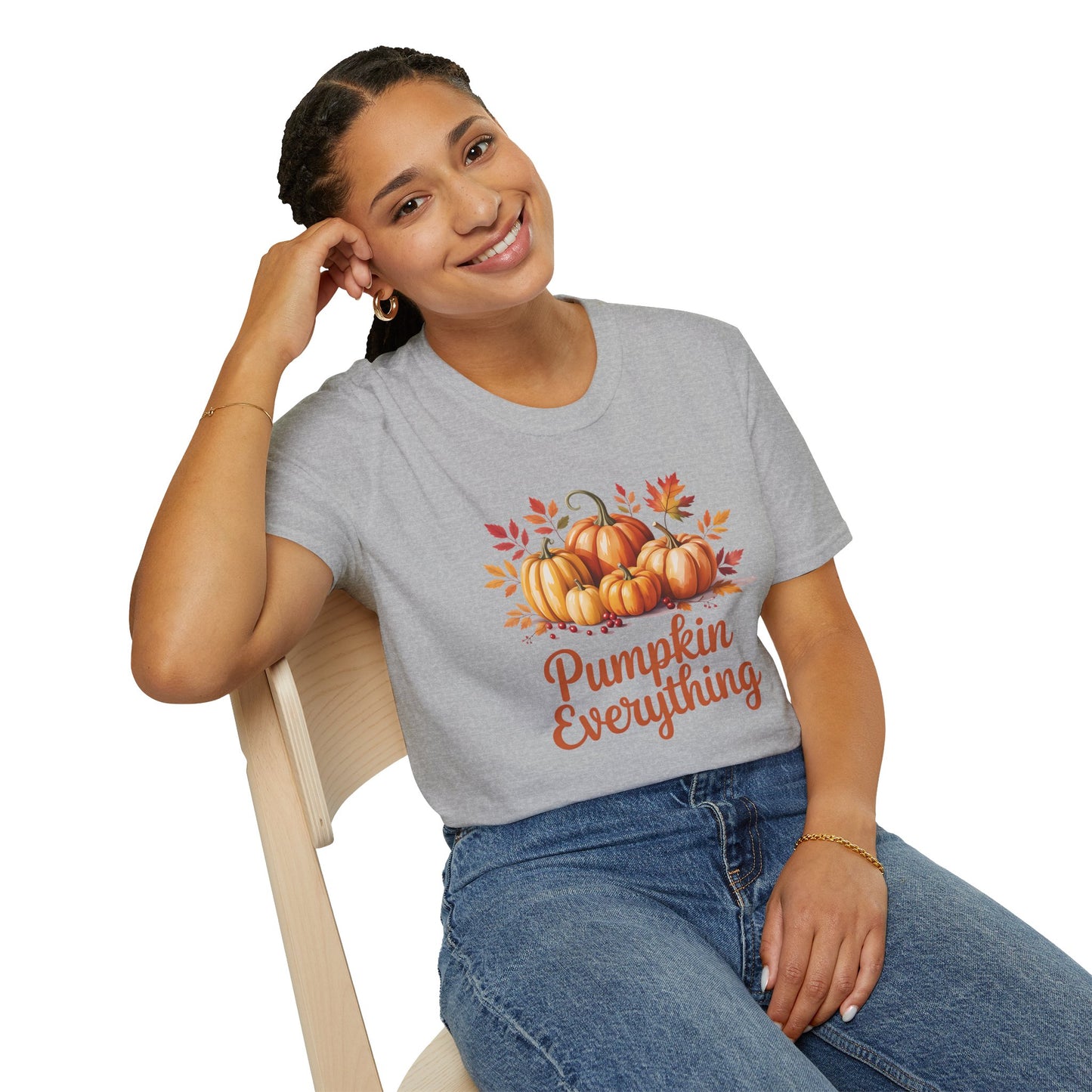 Autumn Pumpkin Everything T-Shirt | Cozy Graphic Tee for Fall