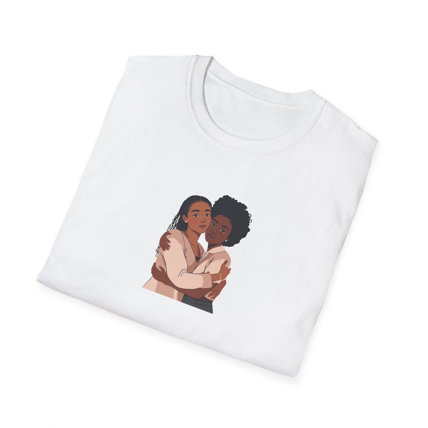 Embrace Love Friendship Tees, Black Sisterhood T-shirt