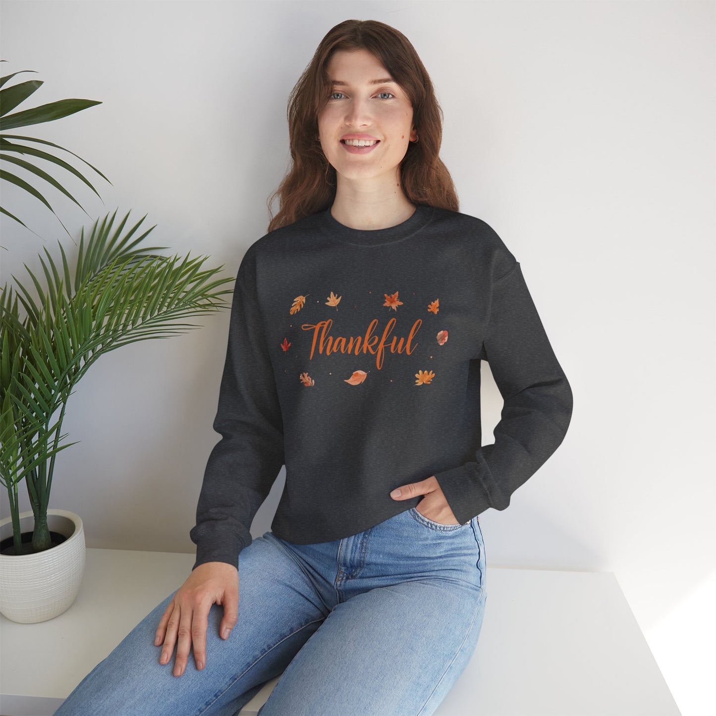 Thankful Crewneck Sweatshirt | Fall Apparel