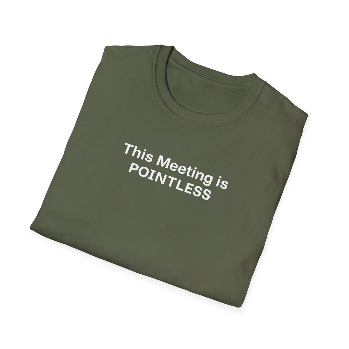 Pointless Meeting T-Shirt, Casual Gift for Coworkers