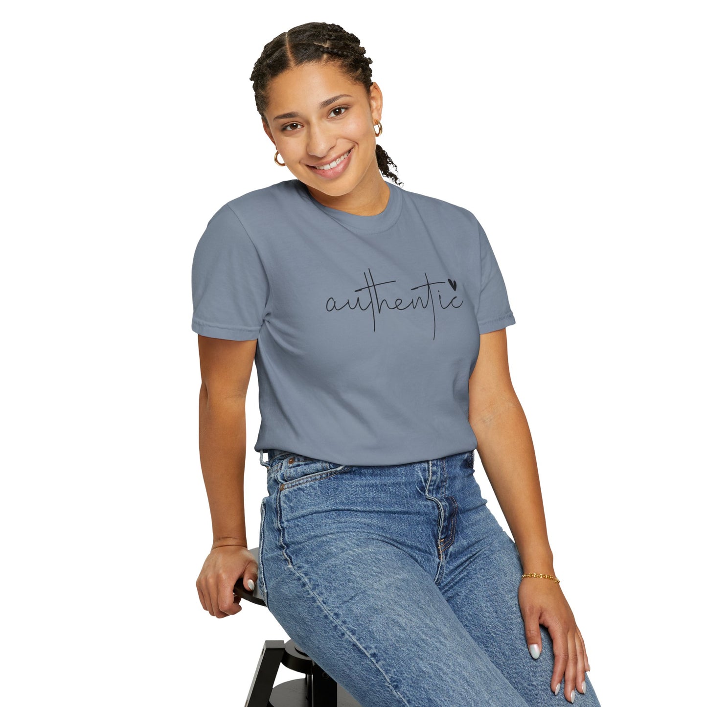 Authentic Love Unisex T-shirt - Soft Garment-Dyed Tee for Everyday Comfort