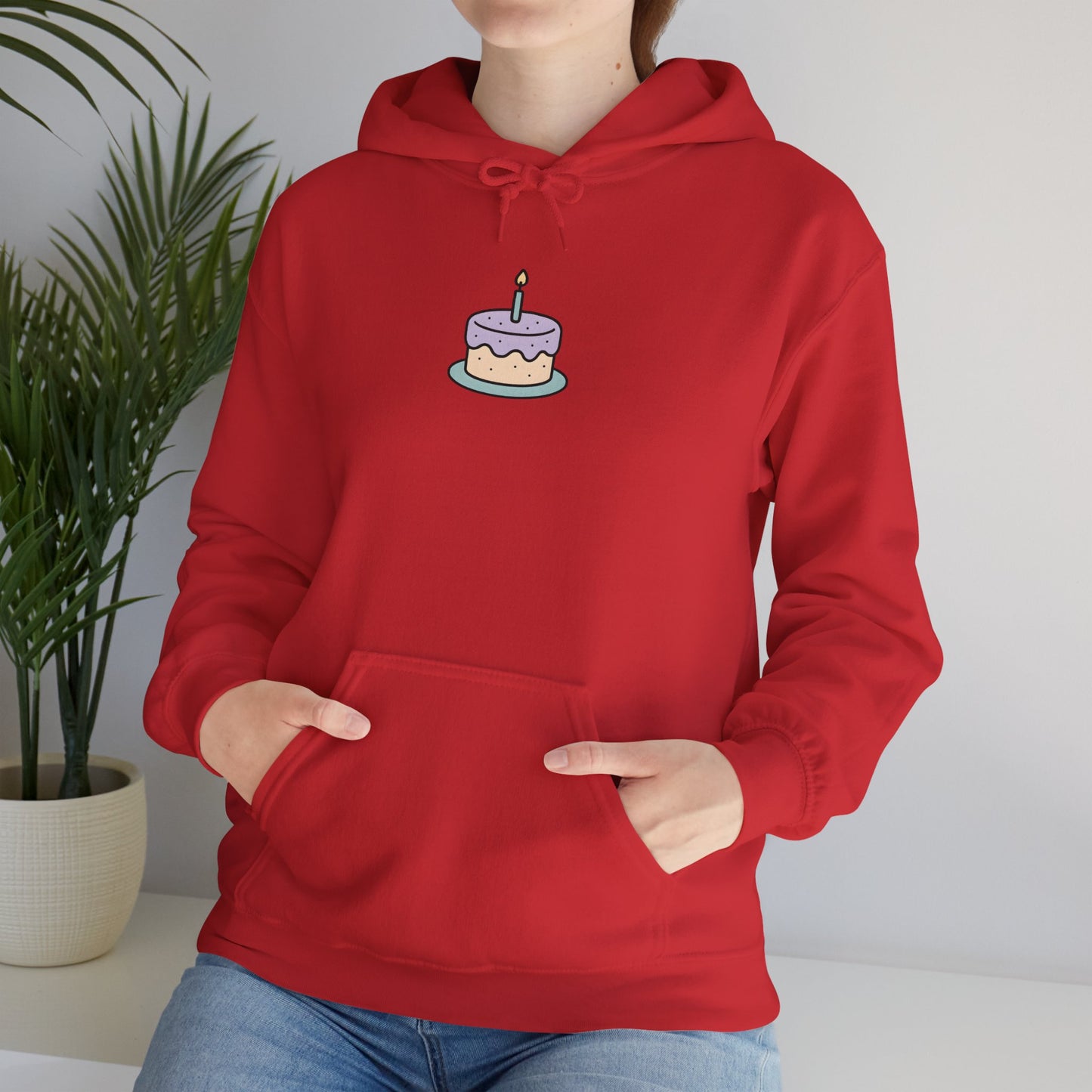 Birthday Cake Hoodie, Cute Gift for Cake Lovers