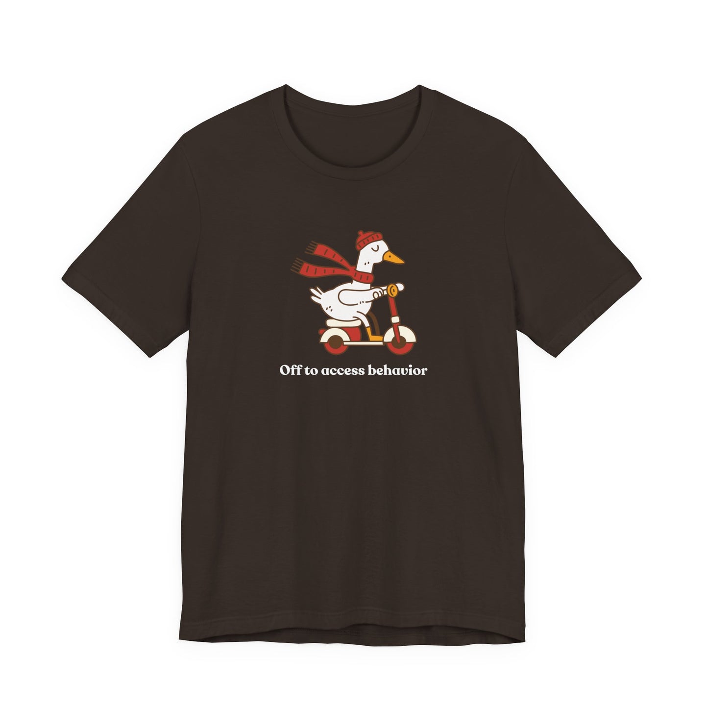 Funny Duck T-Shirt, 'Off to Awesome Behavior' Tee