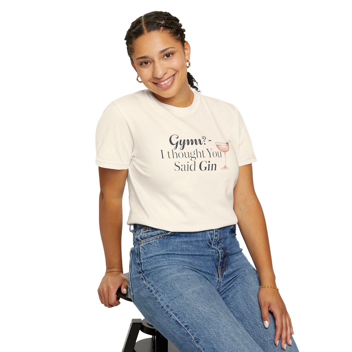 Funny Unisex T-shirt - Gym? I Thought You Said Gin
