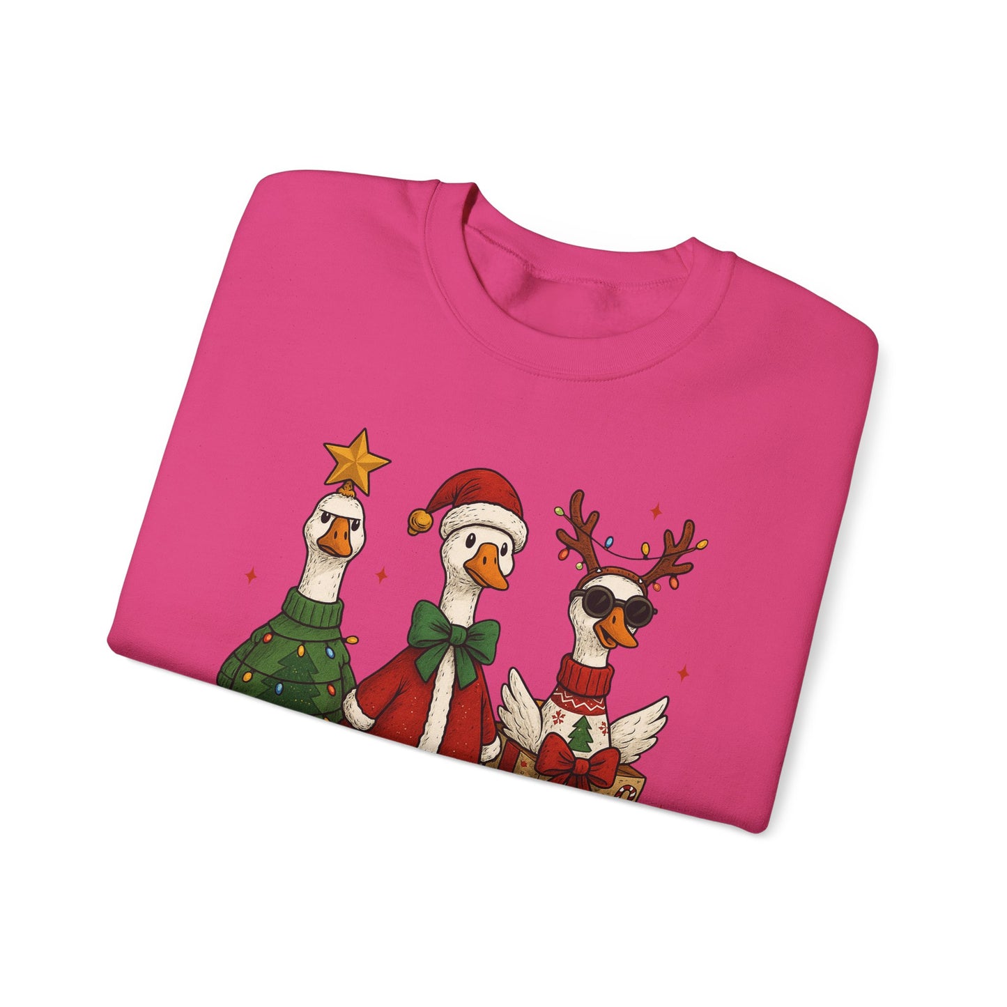 Christmas Goose Sweatshirt, Funny Holiday Sweatshirt