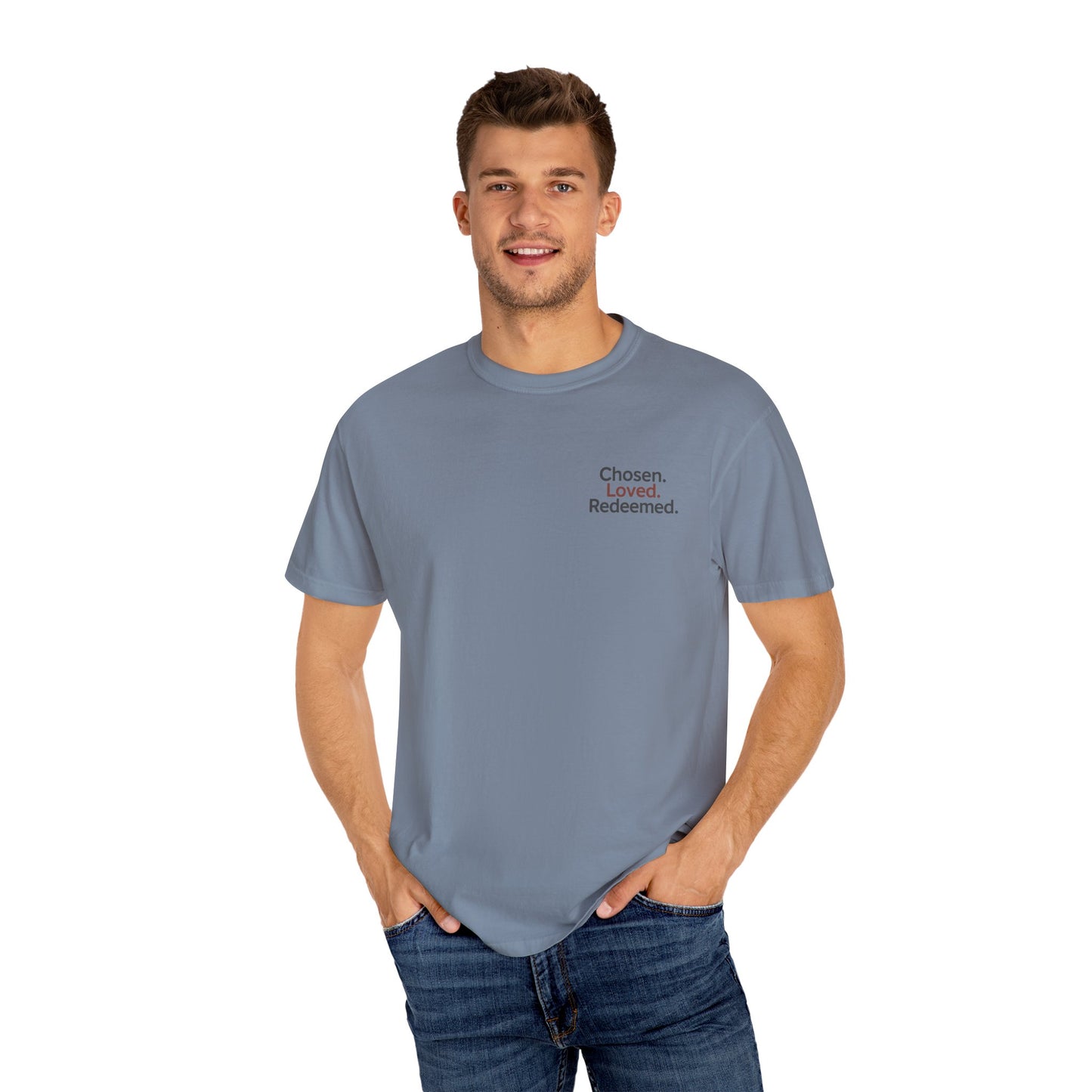 Faith-Inspired Unisex T-Shirt, Chosen Loved Redeemed Shirt
