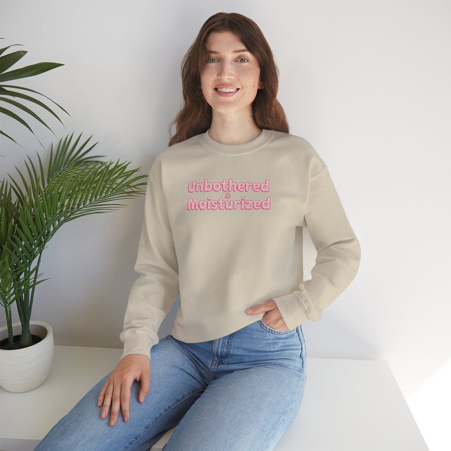 Unbothered & Moisturized Crewneck Sweatshirt
