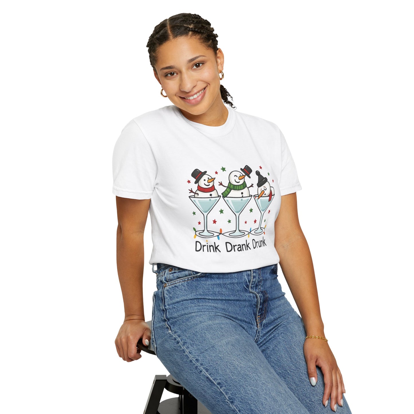 Drink Drank Drunk Holiday T-Shirt