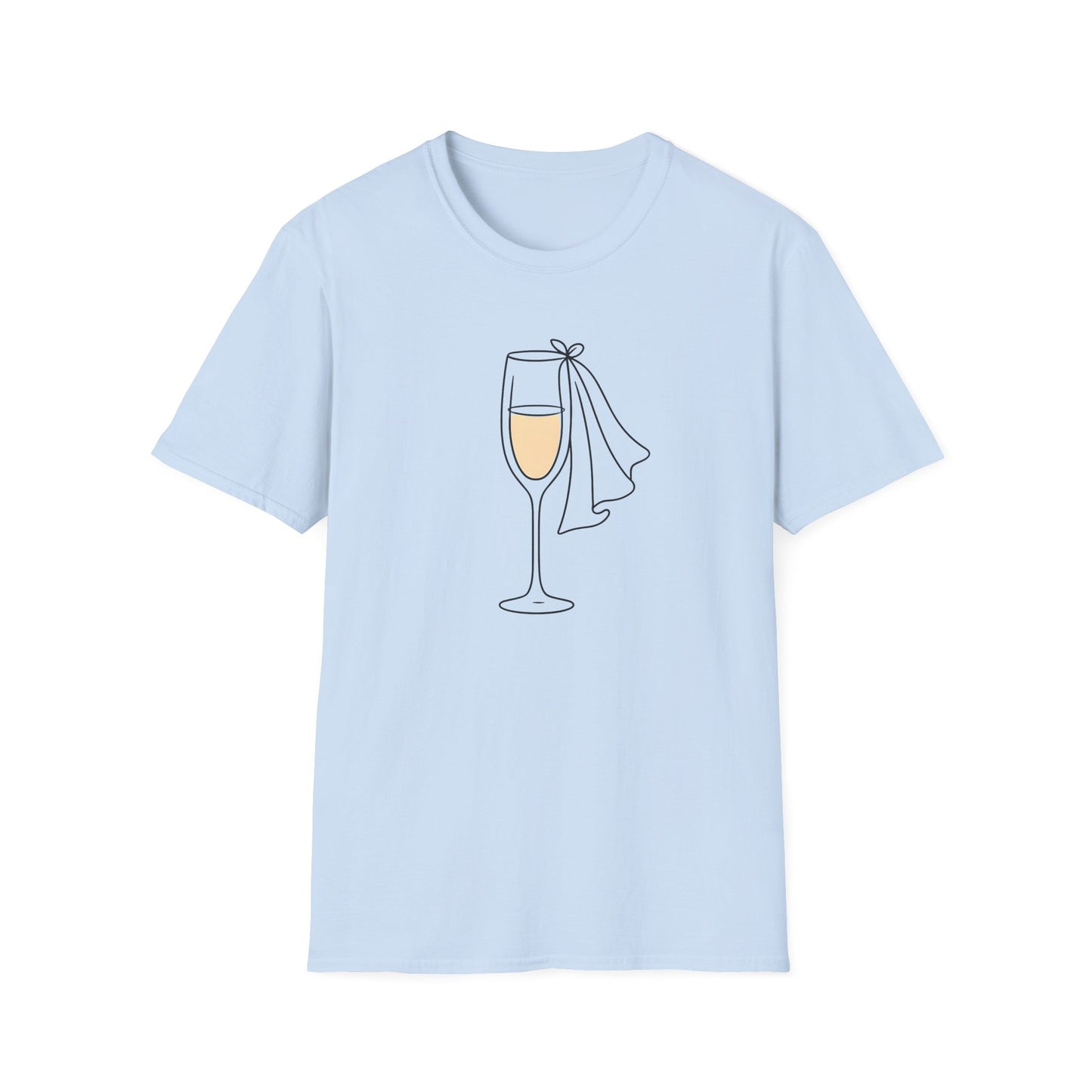 Bachelorette, Champagne Celebrate T-Shirt | Unisex Party Tee