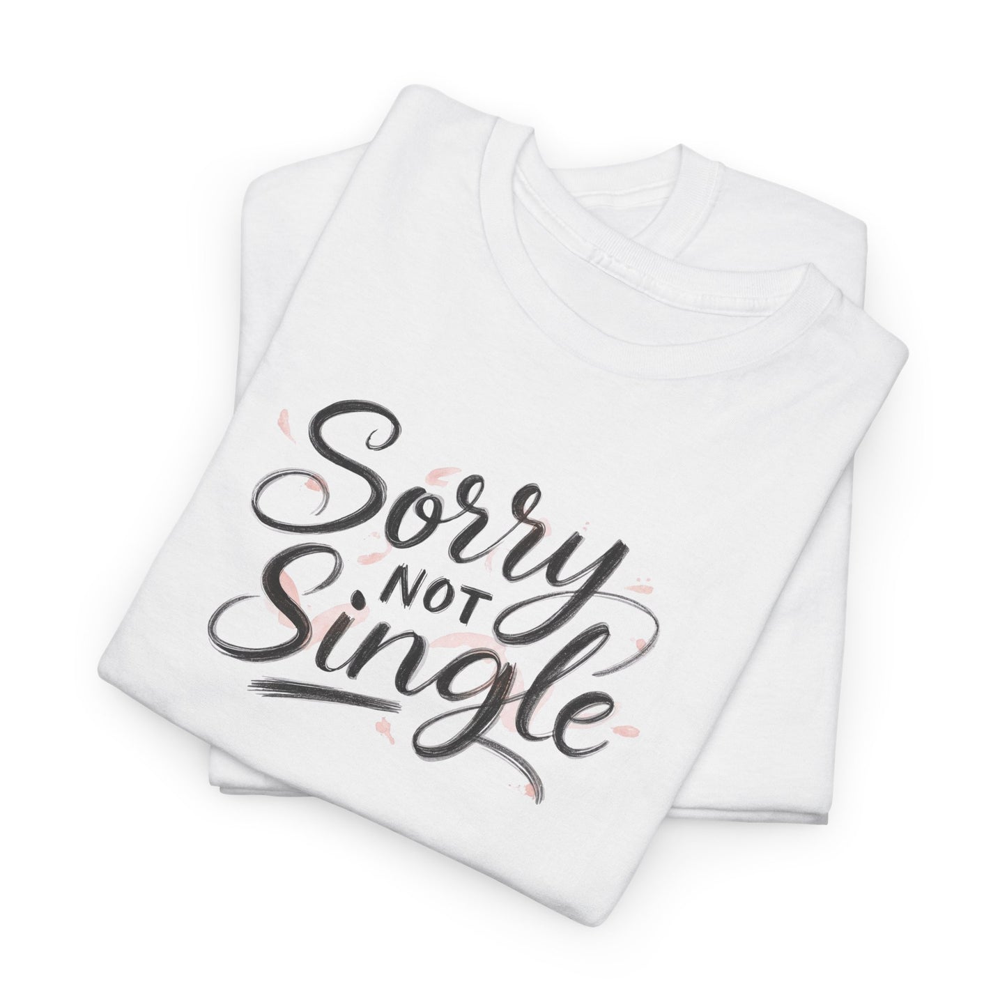 Unisex Heavy Cotton Tee - Sorry Not Single