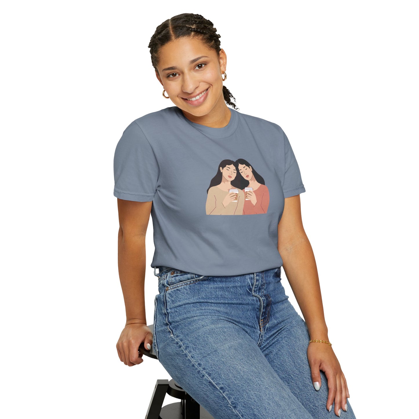 Sisterhood Graphic Tee, Cute Friendship Gift