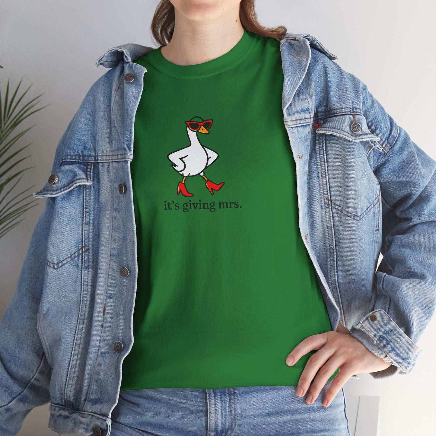 "It's Giving Mrs." Cotton T-Shirt