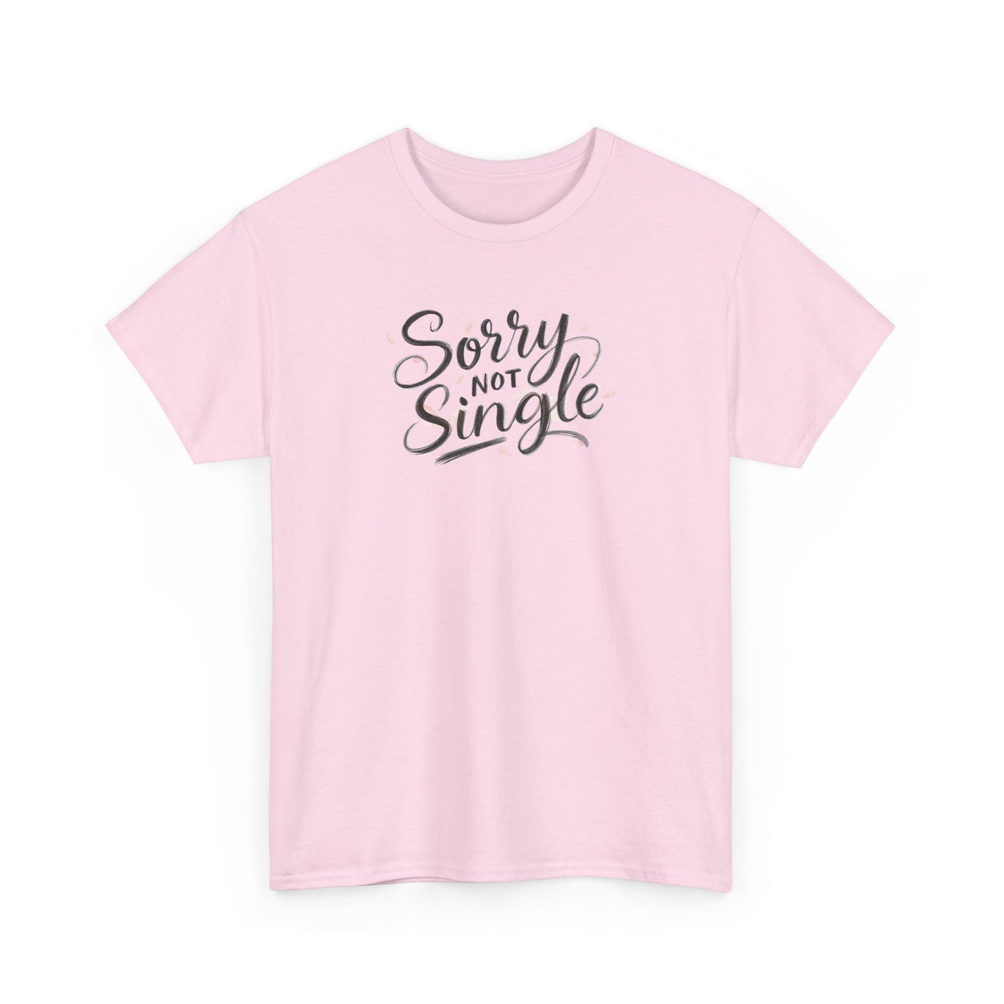 Unisex Heavy Cotton Tee - Sorry Not Single