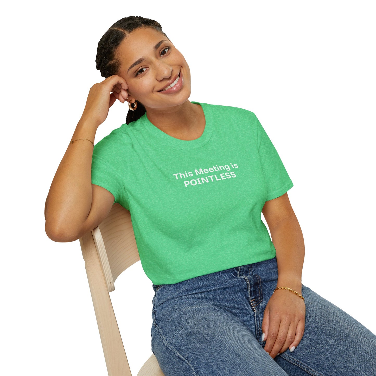 Pointless Meeting T-Shirt, Casual Gift for Coworkers